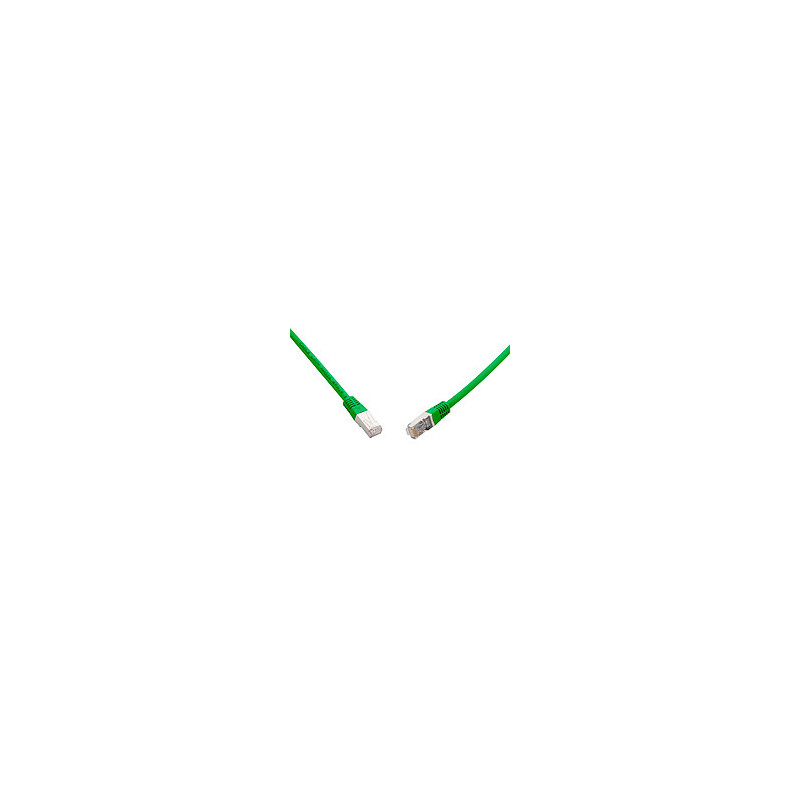 SOLARIX 10G patchkábel CAT6A SFTP LSOH 3m, zelený