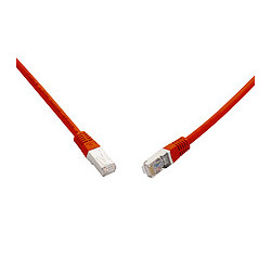 SOLARIX 10G patchkábel CAT6A SFTP LSOH 5m, červený