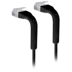 Ubiquiti U-Cable-Patch-RJ45-BK-50, Ethernet Patch Kábel, 0,1m (0,22m s konektormi), Cat6, čierny (50ks)