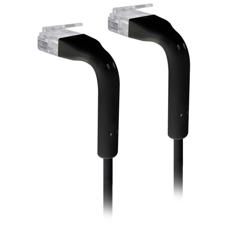 Ubiquiti U-Cable-Patch-RJ45-BK-50, Ethernet Patch Kábel, 0,1m (0,22m s konektormi), Cat6, čierny (50ks)