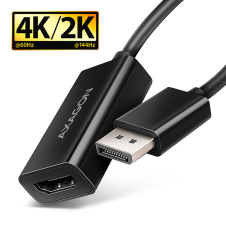 AXAGON RVD-HI20N, DisplayPort → HDMI 2.0b redukcia / adaptér, 4K/60Hz