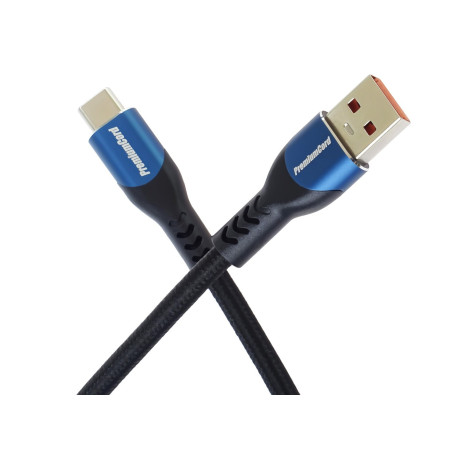 PremiumCord SuperFast 5A USB-C - USB-A 2.0, 2m