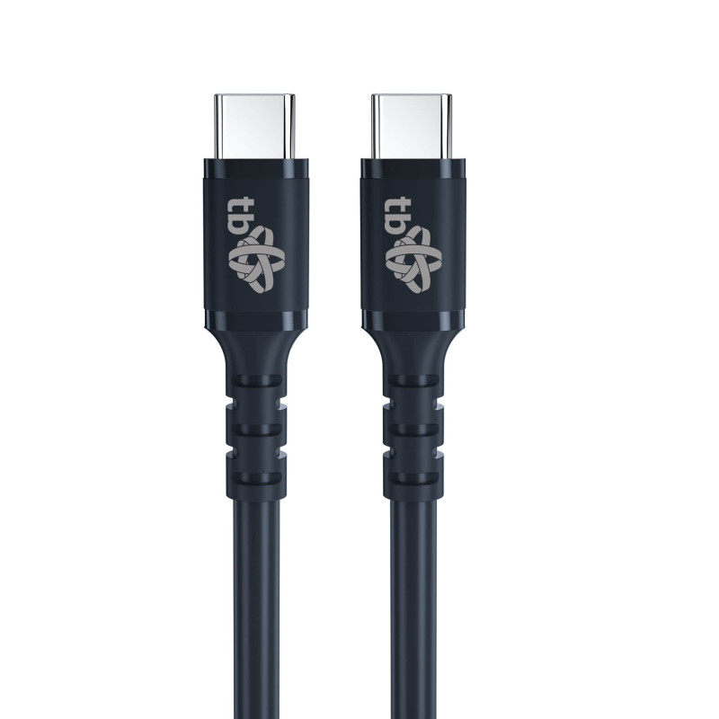 TB USB C - USB C 60W Jelly kábel 1m čierny