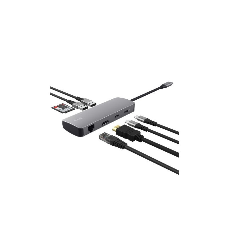 TRUST DALYX 8-IN-1 MULTIPORT ADAPTER
