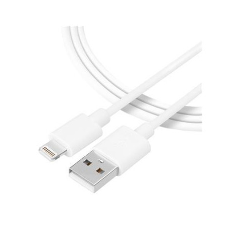 Tactical Smooth Thread Cable USB-A/Lightning 0.3m White