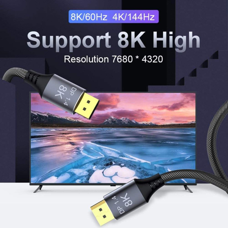 PremiumCord 8K DP1.4 0,5m