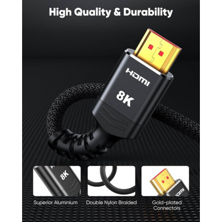 PremiumCord Ultra HDMI 2.1 8K 0,5m