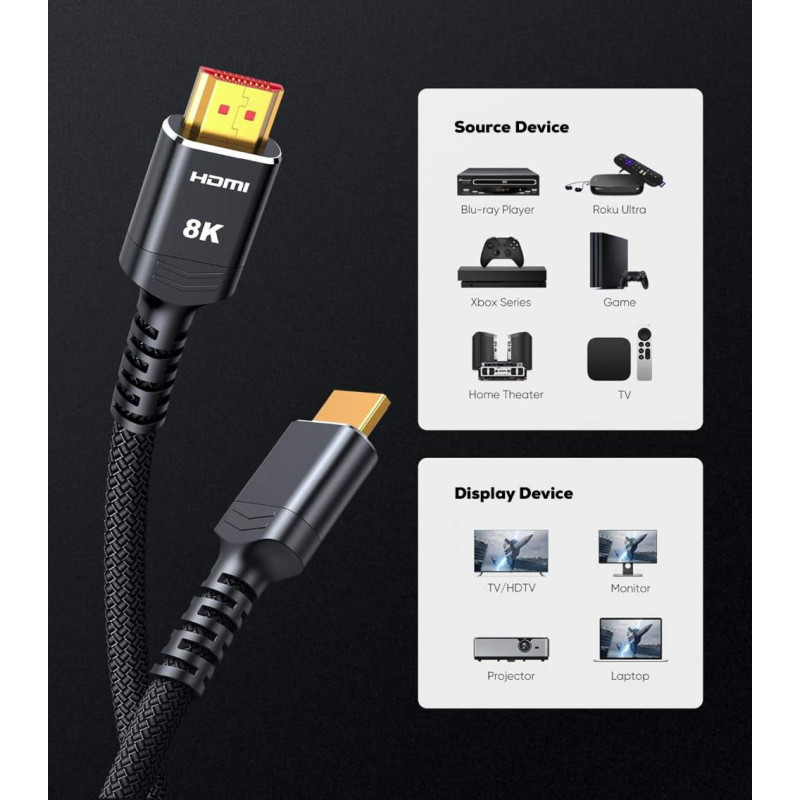 PremiumCord Ultra HDMI 2.1 8K 1,5m