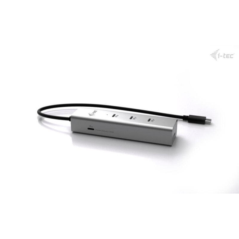 i-tec USB-C Charging Metal HUB 5port s USB-C video 8K, Power Delivery 85W