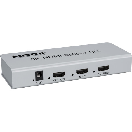 PremiumCord HDMI 2.1 splitter 1-2 porty