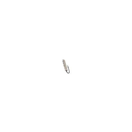 Epico 6v1 hliníkový USB-C 8K hub - biela
