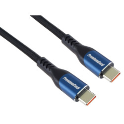 PremiumCord USB-C kábel, 1,5m/5A/100W/20Gbits