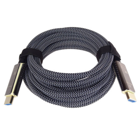 PremiumCord Ultra High Speed ??HDMI 2.1 optický fiber kábel 8K @ 60Hz, pozlátené 50m