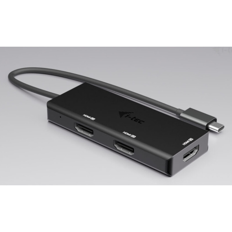 i-tec USB-C Triple 4K HDMI Video adaptér, Power Delivery 100W