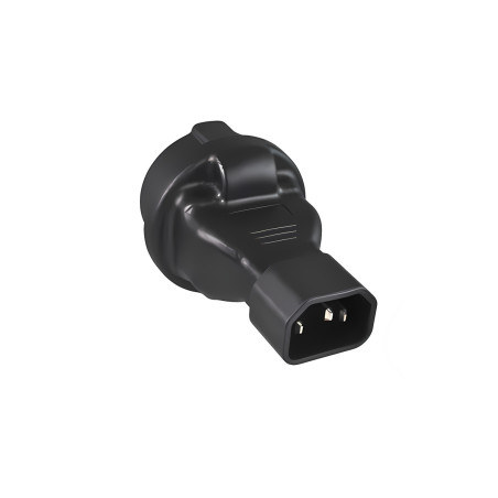 PremiumCord Adaptér IEC C14 M - SCHUKO CEE 7/3 F