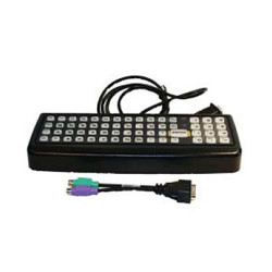 Honeywell 60 key Rugged Keyboard, QWERTY, PS2, WX8 adap.cable