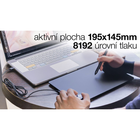 EVOLVEO Grafico TW, grafický tablet s kolieskom