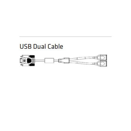 Honeywell Dual USB typu A breakout Y-cable