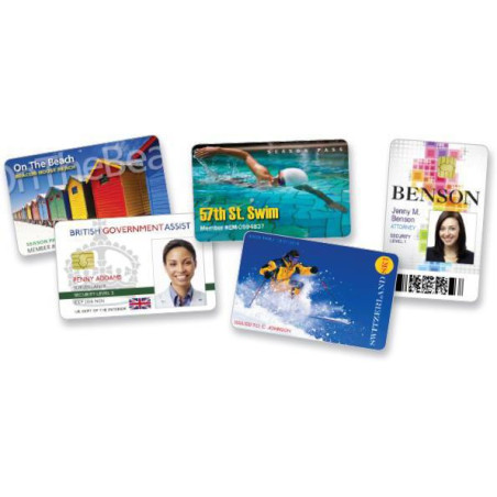 Premier (PVC) Blank White Cards, Card, 15 míľ, 500ks
