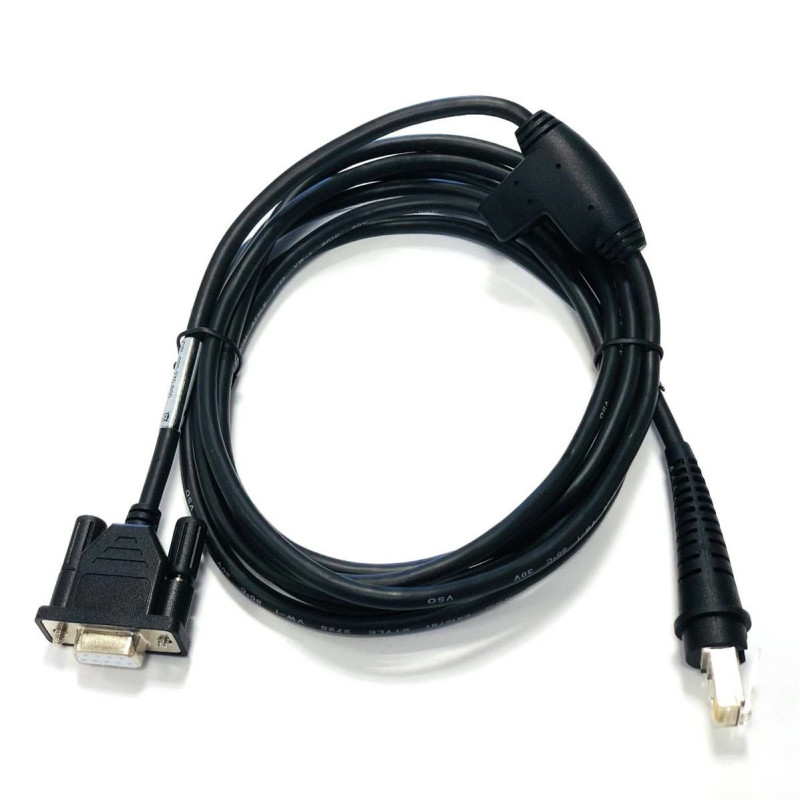 RS232 kábel (5V signal), Magellan Aux port, black, 10pin, 3m, rovný