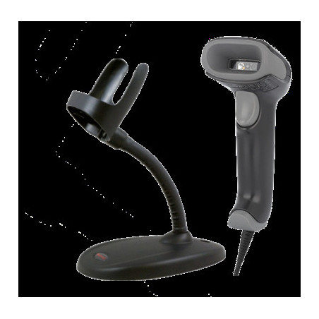 Honeywell Voyager XP 1470g - Disinfectant Ready, 2D, čierny, USB kit, 1,5 m kábel, stojan