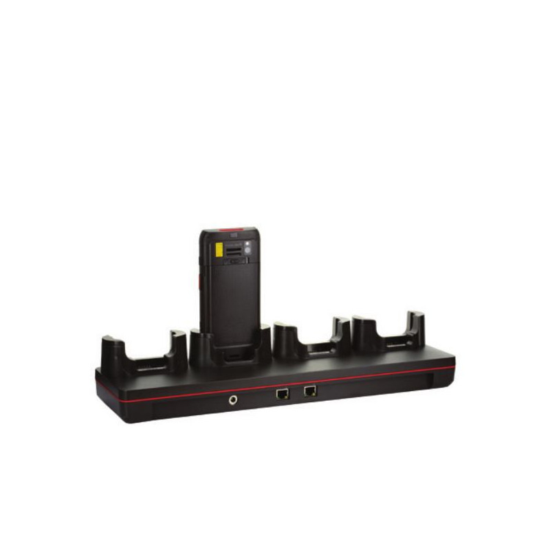 CT40 booted charger 4 bay charger.Kit includes 4 bay charger, power supply, EU power cord.