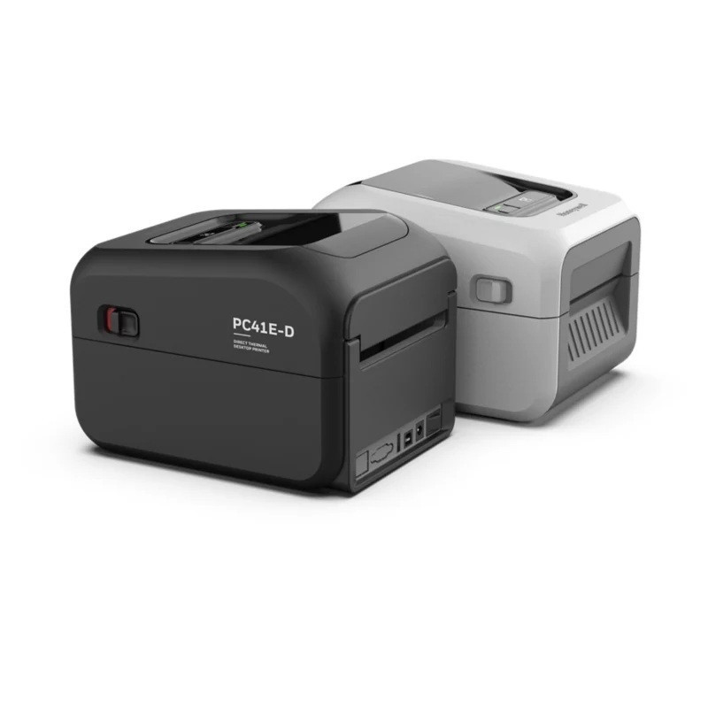 PC41E-D, Direct thermal, 203dpi, black