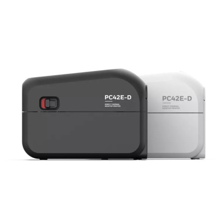 PC41E-D, Direct thermal, 203dpi, black
