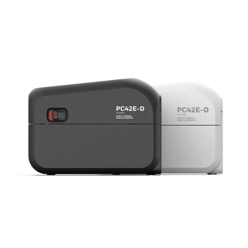 PC41E-D, Direct thermal, 300dpi, black