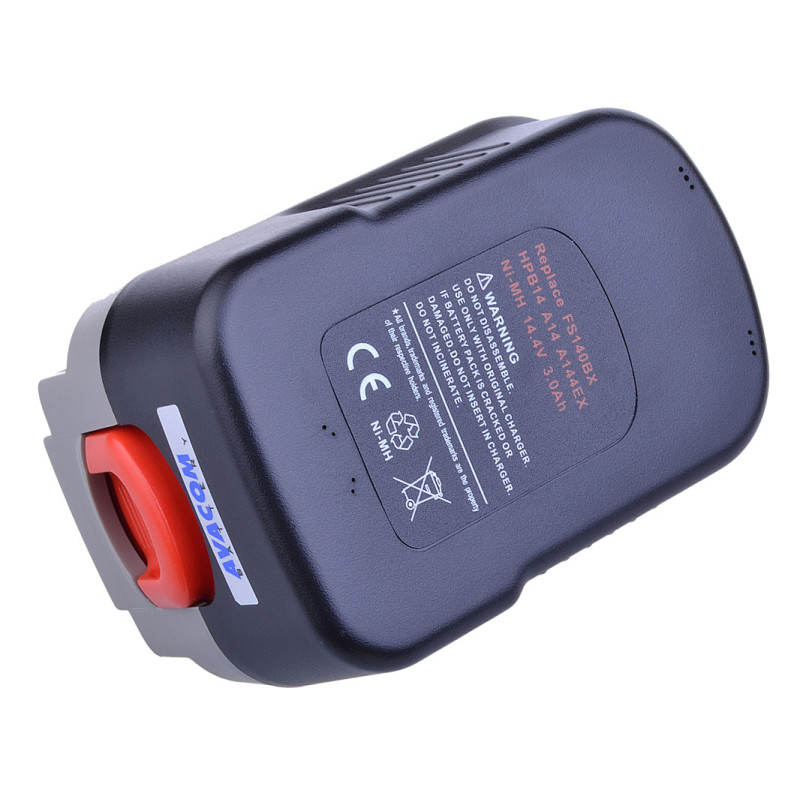 Batéria AVACOM BLACK & DECKER A144, A1714 Ni-MH 14,4 V 3000mAh, články PANASONIC