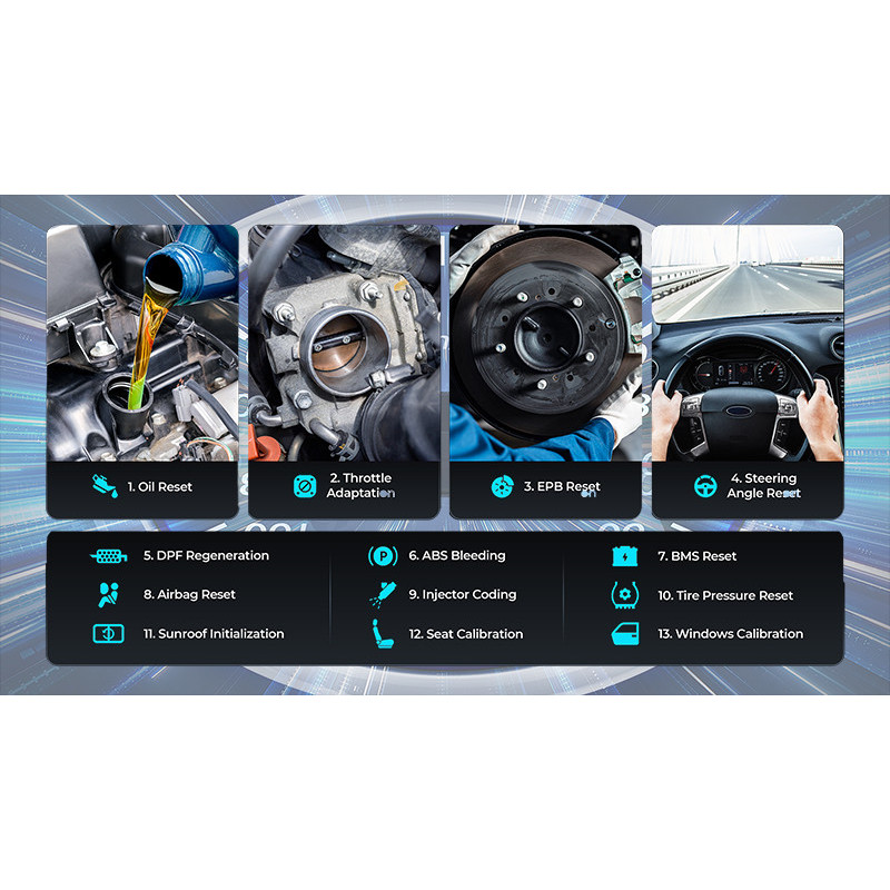 TOPDON diagnostické zariadenie TopScan Pro/OBD 2 funkcie/13 špeciálnych funkcií/Android/iOS/aplikácie