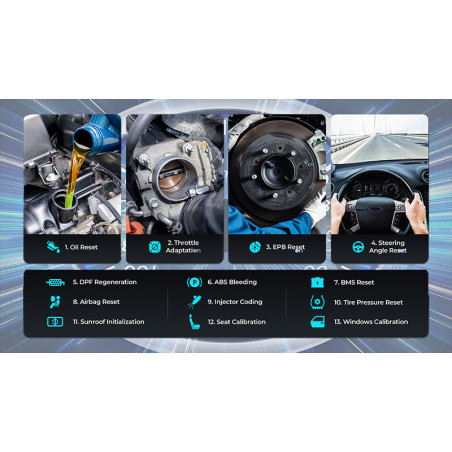 TOPDON diagnostické zariadenie TopScan Pro/OBD 2 funkcie/13 špeciálnych funkcií/Android/iOS/aplikácie