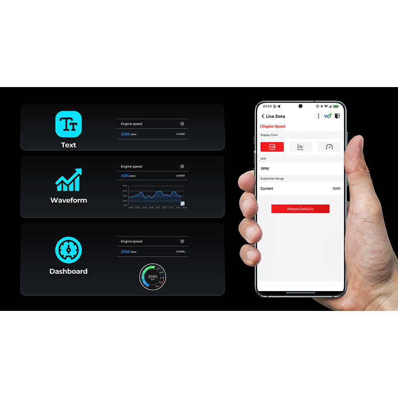 TOPDON diagnostické zariadenie TopScan Pro/OBD 2 funkcie/13 špeciálnych funkcií/Android/iOS/aplikácie