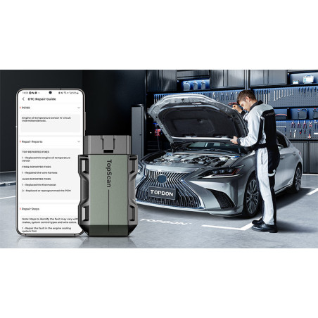 TOPDON diagnostické zariadenie TopScan Pro/OBD 2 funkcie/13 špeciálnych funkcií/Android/iOS/aplikácie