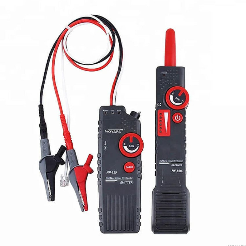 W-Star Hľadačka káblov WSNF820, 0-400V traser káblov, až 1km, 0-2m