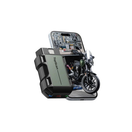 TOPDON diagnostické zariadenie TopScan Moto/ Bluetooth/ iOS/ Android/ Detekcia softvéru a hardvéru chýb
