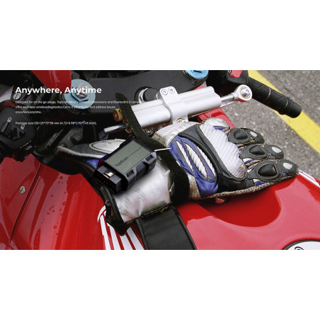 TOPDON diagnostické zariadenie TopScan Moto/ Bluetooth/ iOS/ Android/ Detekcia softvéru a hardvéru chýb