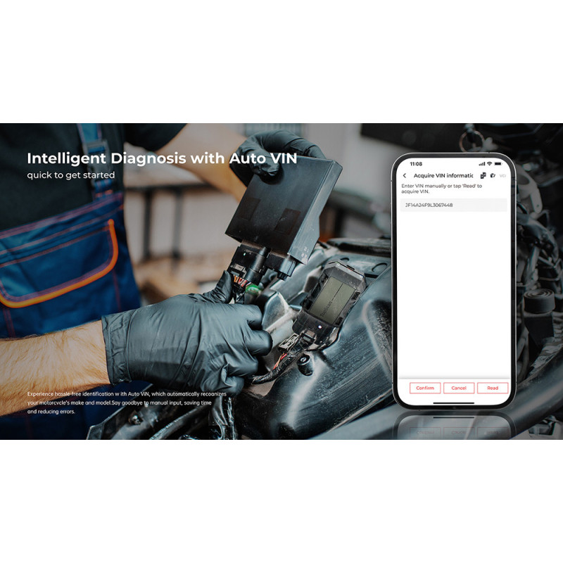 TOPDON diagnostické zariadenie TopScan Moto/ Bluetooth/ iOS/ Android/ Detekcia softvéru a hardvéru chýb