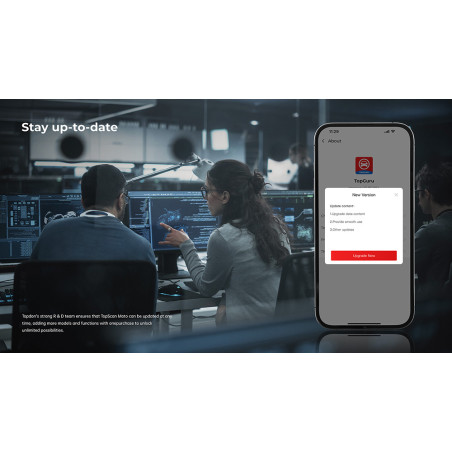 TOPDON diagnostické zariadenie TopScan Moto/ Bluetooth/ iOS/ Android/ Detekcia softvéru a hardvéru chýb