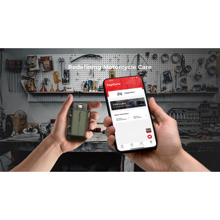 TOPDON diagnostické zariadenie TopScan Moto/ Bluetooth/ iOS/ Android/ Detekcia softvéru a hardvéru chýb