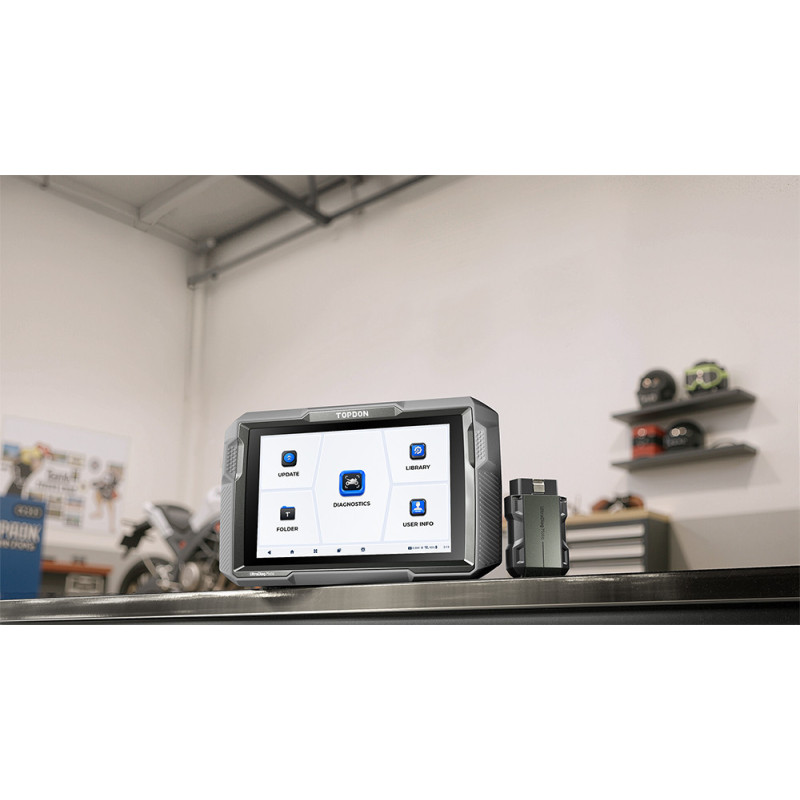 TOPDON diagnostické zariadenie UltraDiag Moto/RAM 2GB/10000mAh/Android/12V DC/4jadrový procesor