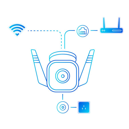 Tapo C310 Outdoor IP66 Security Wi-Fi 3MP Camera, micro SD, dvojcestné audio, detekcia pohybu