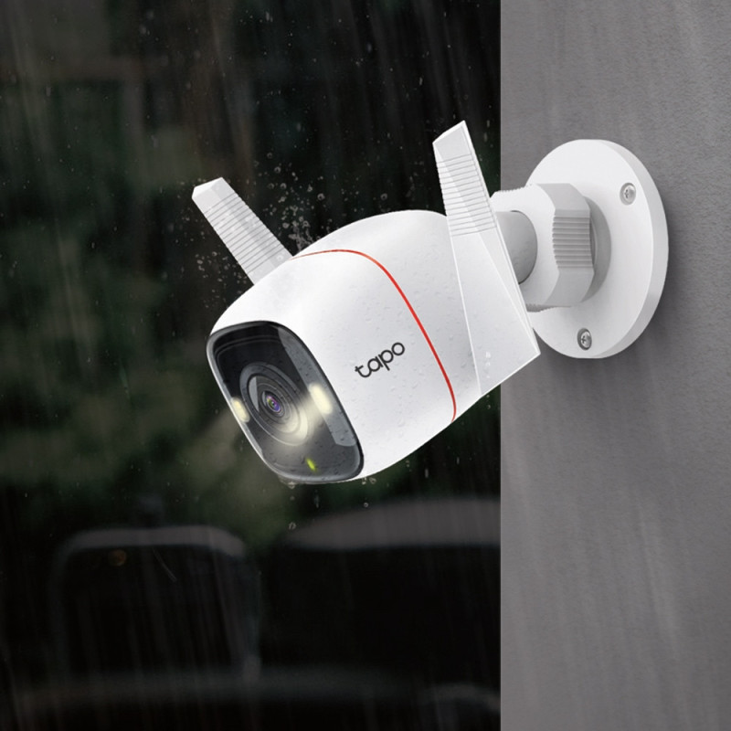 Tapo C320WS Outdoor IP66 Security 2K Wi-Fi Camera, microSD, dvojcestné audio, detekcia pohybu