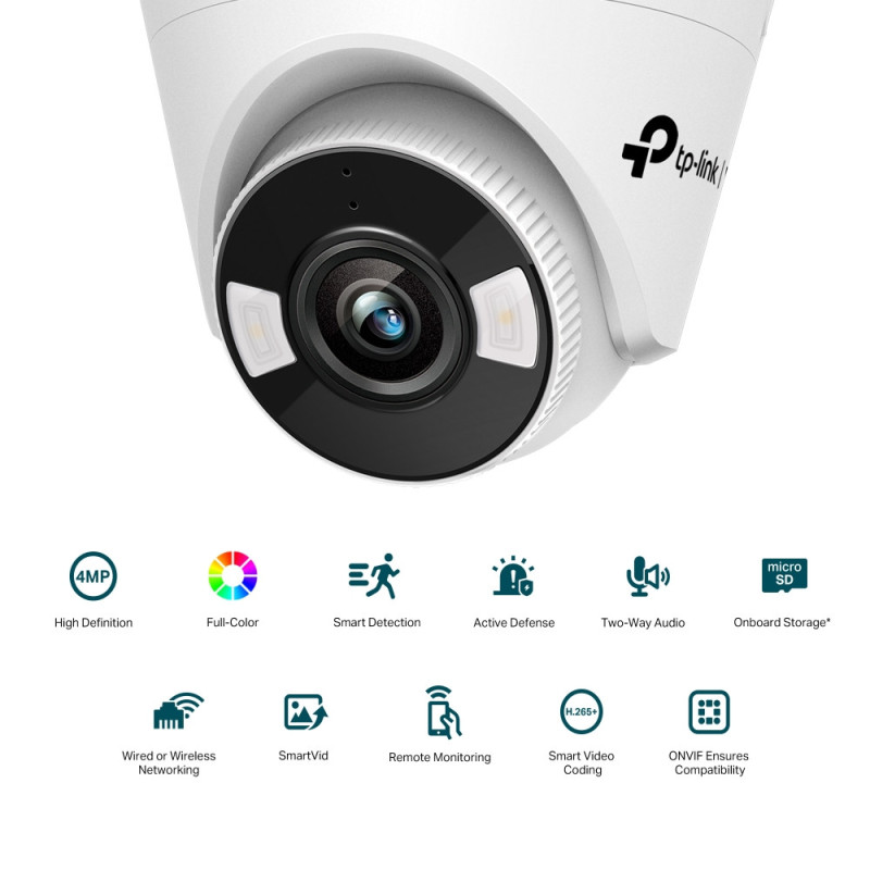 VIGI C440(4mm) 4MP farebná Turret net.cam