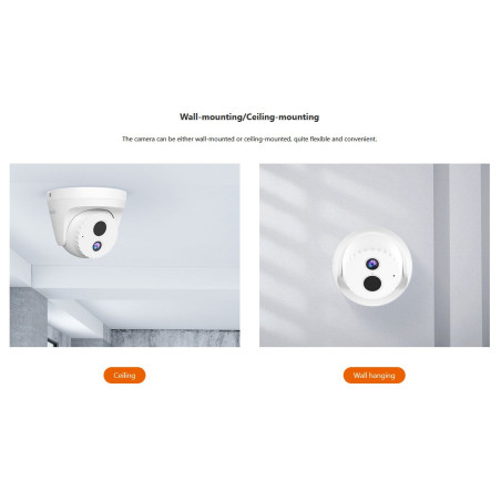Tenda IC7-PRS-4 - Vonkajšia PoE 4Mpx Dome kamera, OnViF, detekcia pohybu+zvuku, nočné videnie, H.265