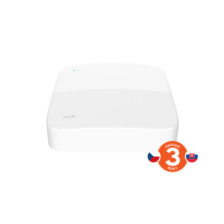 Tenda N6P-4H - PoE kamerový 4K NVR rekordér, 4 kanály, H.265+, OnViF, zvuk, web. rozhranie, CZ app