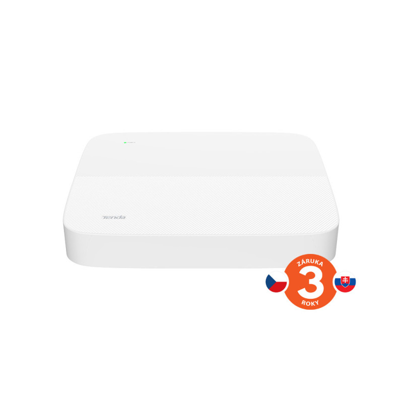 Tenda N6P-8H - PoE kamerový 4K NVR rekordér, 8 kanálov, H.265+, OnViF, zvuk, web. rozhranie, CZ app