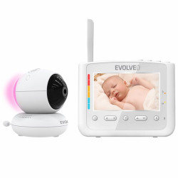 EVOLVEO NL4, detská videoopatrovateľka s nočným svetlom a otočnou kamerou