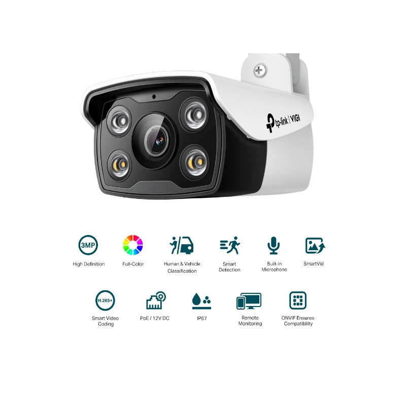 VIGI C330(4mm) Full-Color Bullet Network Cam