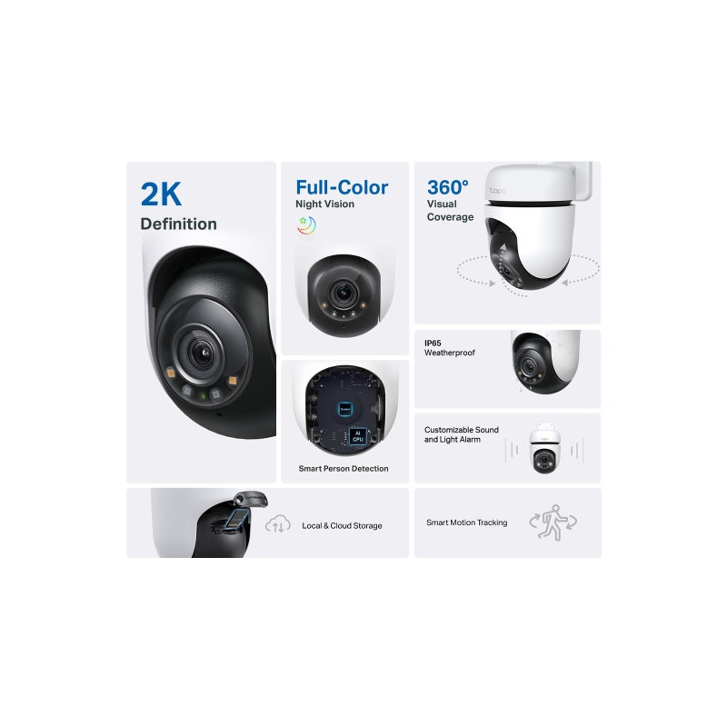 Tapo C510W Outdoor Pan/Tilt Security WiFi Camera